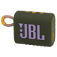 JBL Go 3 - Green - Portable Waterproof Speaker - Hero
