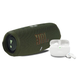 KIT JBL Charge 5 Green + Vibe beam 2 White