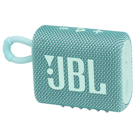 JBL Go 3 - Teal - Portable Waterproof Speaker - Hero