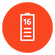 Batería de 16 h - 2 h de tiempo de recarga con carga rápida (5 min = 1 h)