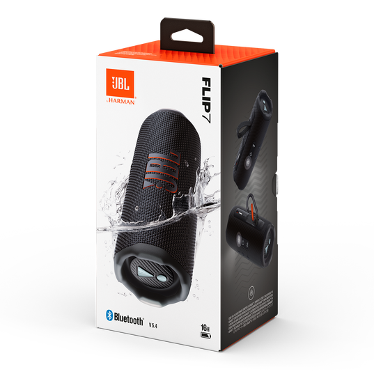 JBL Flip 7 - Black - Portable waterproof and drop-proof speaker - Detailshot 9