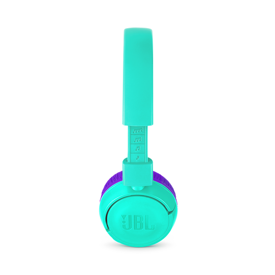 JBL JR300BT - Teal - Kids Wireless on-ear headphones - Detailshot 1