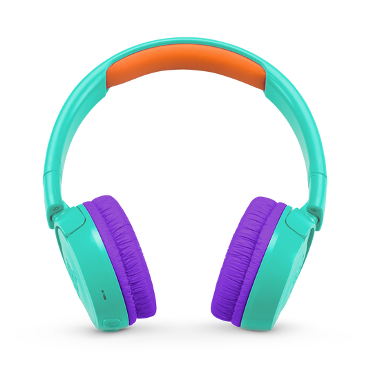 JBL JR300BT - Teal - Kids Wireless on-ear headphones - Front