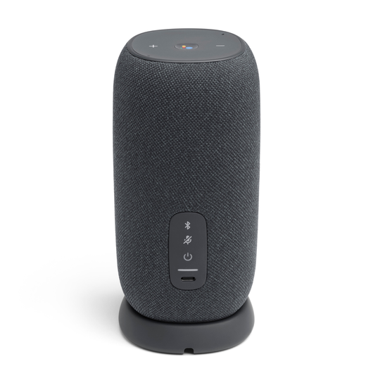 JBL Link Portable - Grey - Portable Wi-Fi Speaker - Back