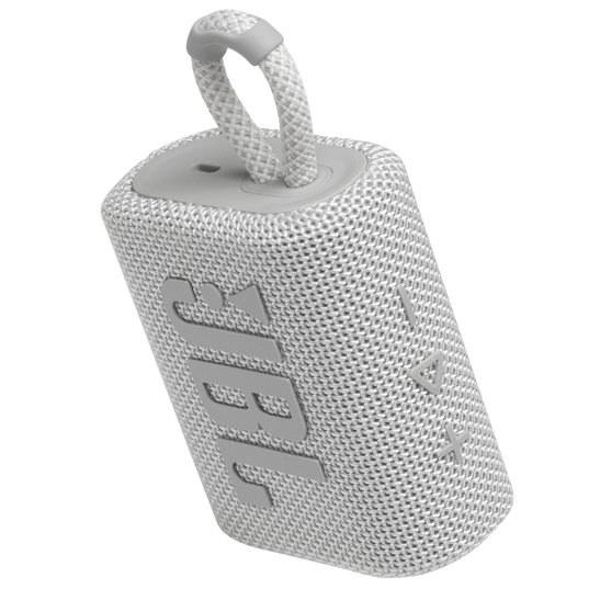 JBL Go 3 Paquete de altavoces Bluetooth inalámbricos portátiles e  impermeables con funda de transporte premium (blanco) : Electrónica 