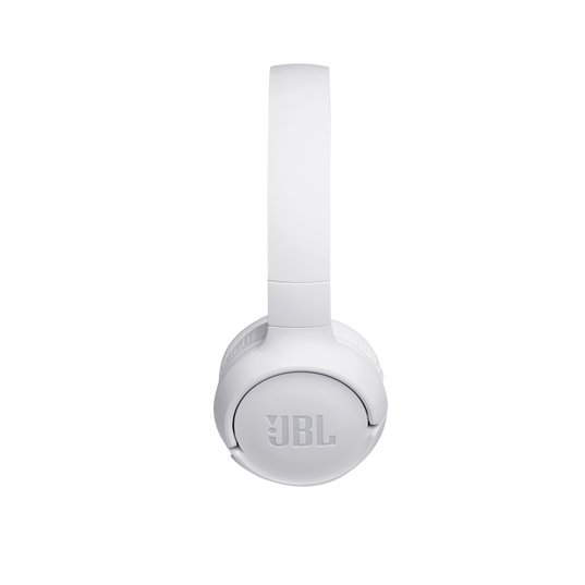 JBL Tune 500BT - White - Wireless on-ear headphones - Left