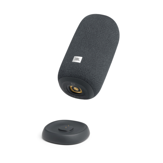 JBL Link Portable - Grey - Portable Wi-Fi Speaker - Detailshot 1