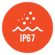 A prueba de polvo y agua IP67