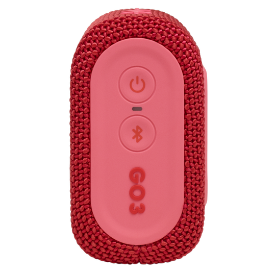 JBL Go 3 - Red - Portable Waterproof Speaker - Right