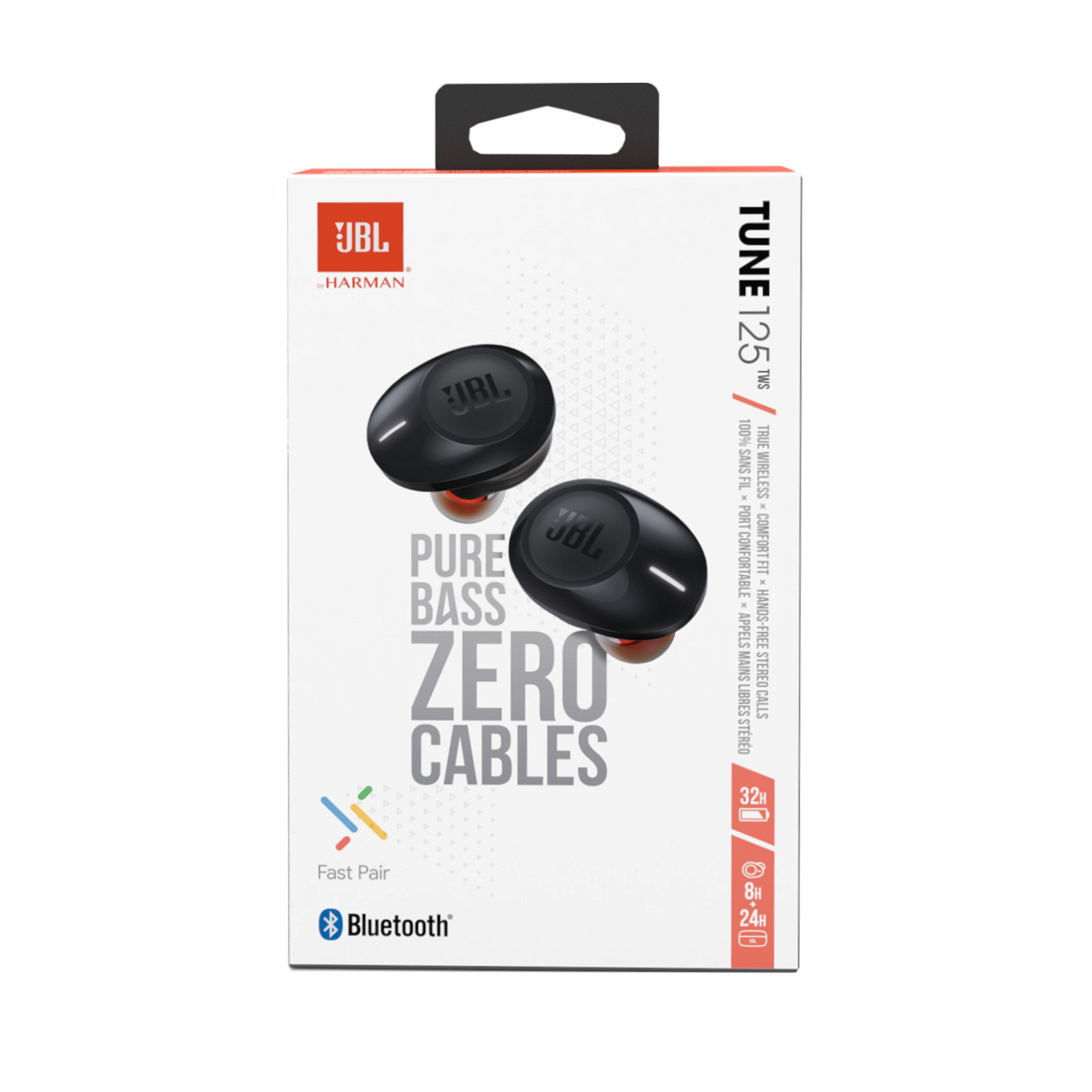 JBL Tune 125TWS | Auriculares intraaurales realmente inalámbricos.
