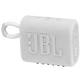 JBL Go 3 - White - Portable Waterproof Speaker - Hero