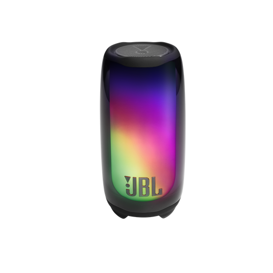 JBL Pulse 5 - Black - Portable Bluetooth speaker with light show - Front