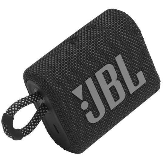 JBL Go 3 - Black - Portable Waterproof Speaker - Detailshot 1