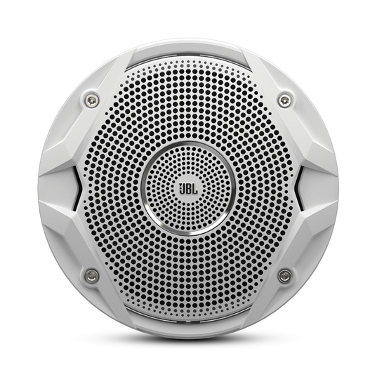 MS 6510 - White - 6" Dual Cone, 150W Marine Speaker - Front