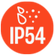 Índice de protección IP54, resistente al polvo y al agua*
