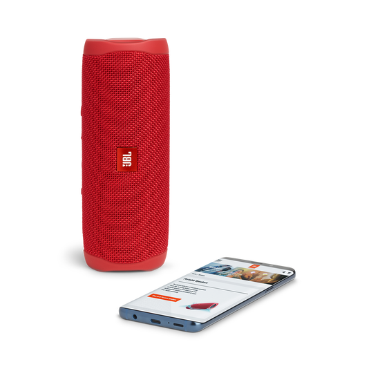 JBL Flip 5 - Red - Portable Waterproof Speaker - Detailshot 2