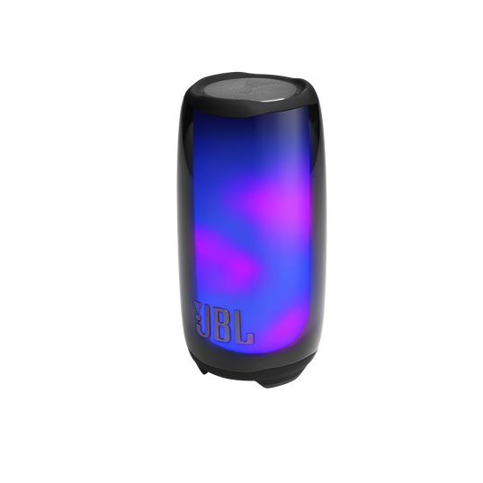 JBL Pulse 5 - Black - Portable Bluetooth speaker with light show - Left