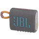 JBL Go 3 - Grey - Portable Waterproof Speaker - Hero