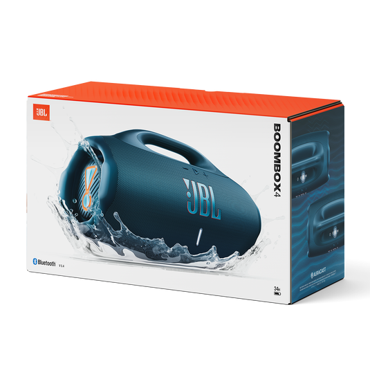 JBL Boombox 4 - Blue - Most powerful JBL portable waterproof speaker with massive JBL Pro Sound - Detailshot 3 image number null