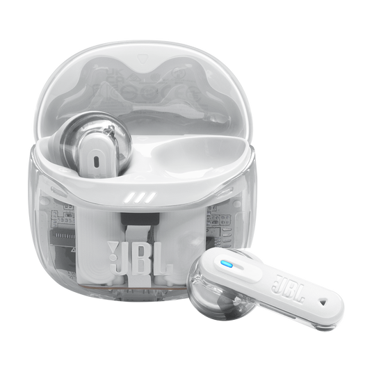 JBL Tune Flex 2 Ghost Edition - Ghost White - True Wireless Noise Cancelling Earbuds - Hero image number null