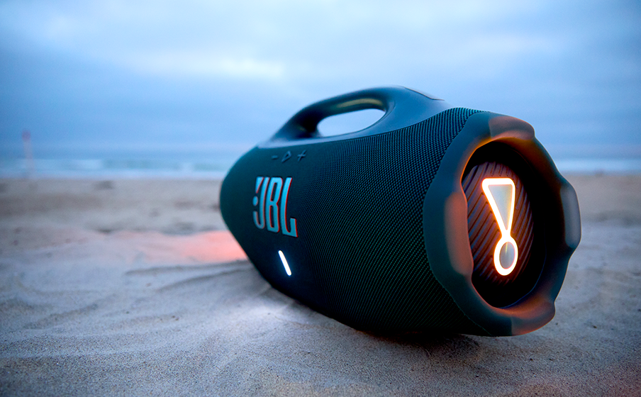 JBL Boombox 4 Insuperable sonido JBL Pro con AI Sound Boost