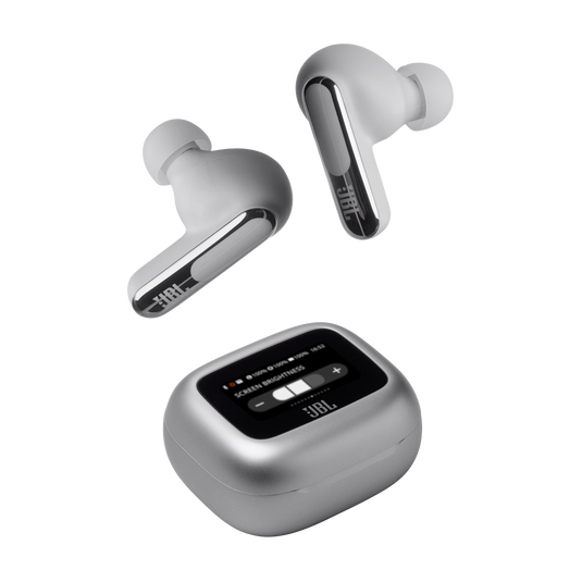 JBL LIVE BEAM 3 イヤホン　シルバー JBL Live Beam 3 | Auriculares True Wireless con cancelación de