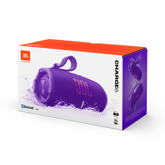 JBL Charge 6 | Altavoz portátil con Bluetooth resistente al agua y
