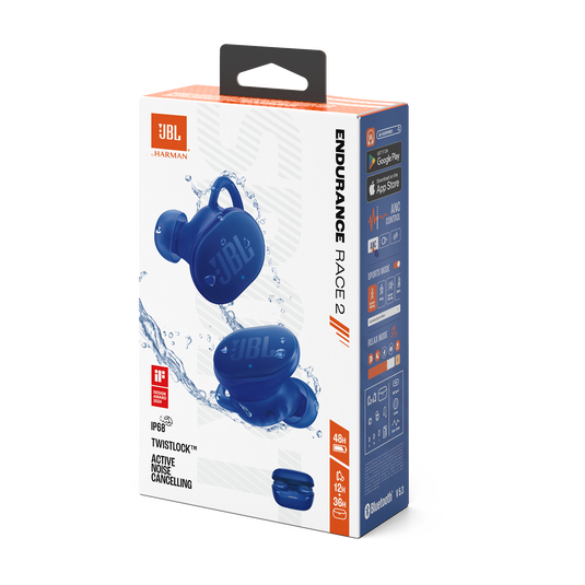JBL Endurance Race 2 - Blue - Waterproof sports true wireless earbuds - Detailshot 15 image number null