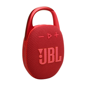 JBL Clip 5 - Red - Ultra-portable waterproof speaker - Hero JBL Clip 5