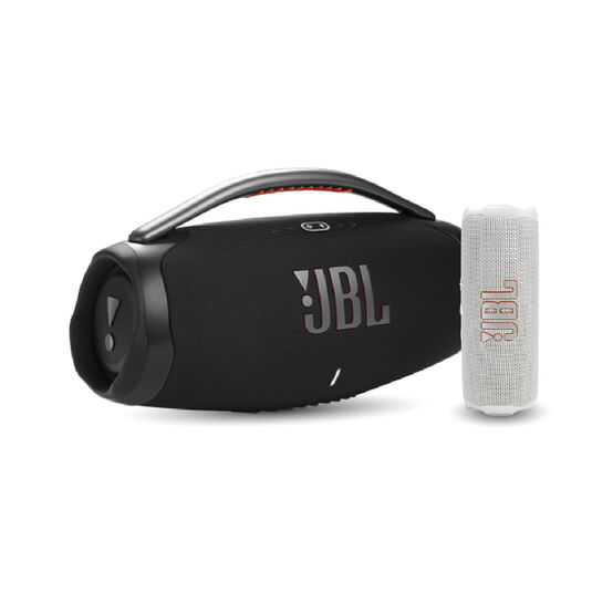 KIT JBL Boombox 3 Black + Flip 7 White image number null