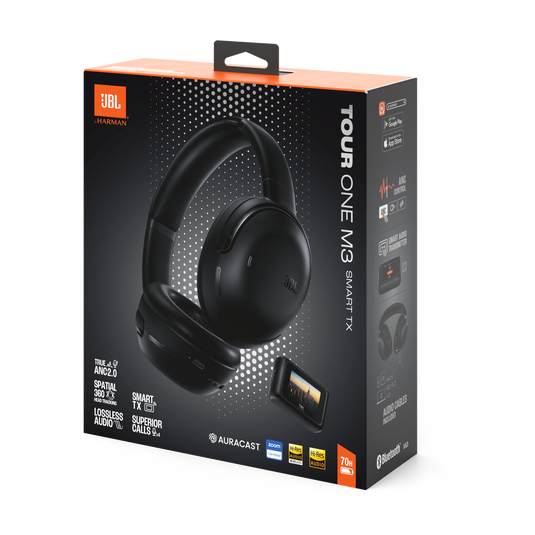 JBL Tour One M3 Smart Tx - Black - Wireless over-ear Noise Cancelling headphones with JBL Smart Tx - Detailshot 15 image number null
