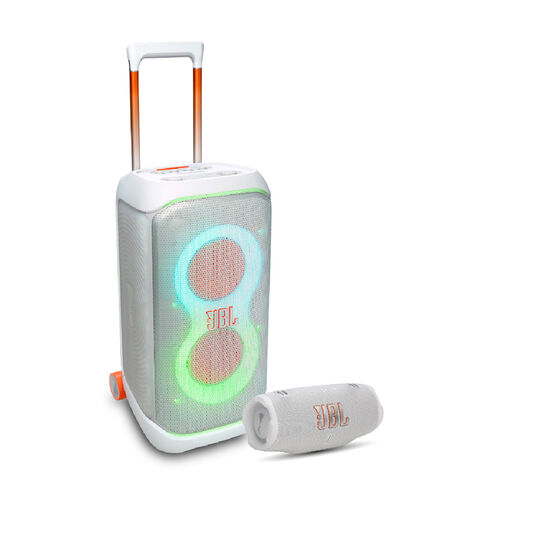 KIT JBL Partybox Stage 320 White + Charge 6 White image number null